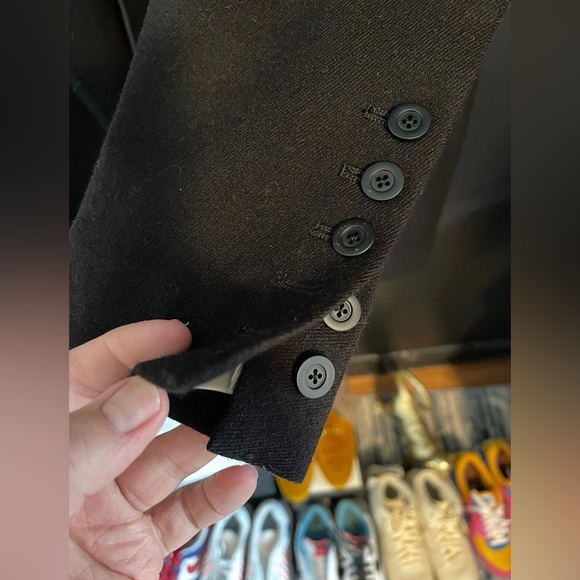 Rick Owens Wool Double Breasted Coat - Picture 4 of 8